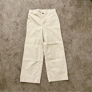 Old Navy High-Waisted Wide-Leg Cropped Chino Pants